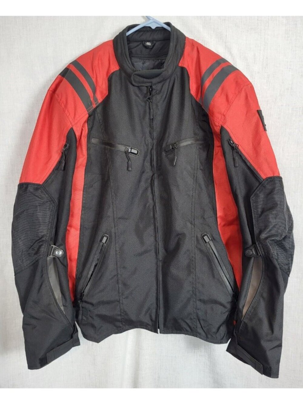 Viking Cycle Women's 3X Armored Motorcycle Jacket Padded Riding Biker Coat